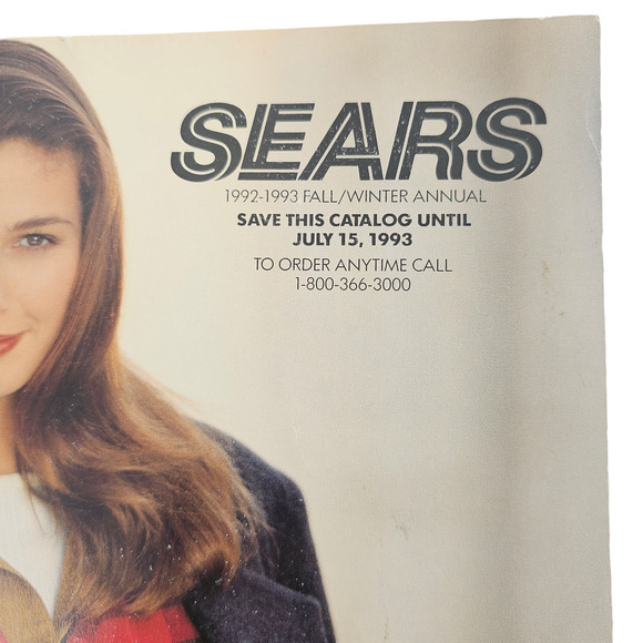 Vintage 1992-1993 Sears Catalog Fall / Winter Annual EUC - Picture 2 of 4